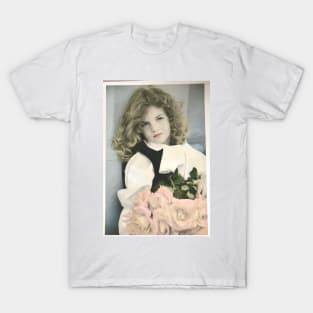 Little Girl with Orange Roses T-Shirt